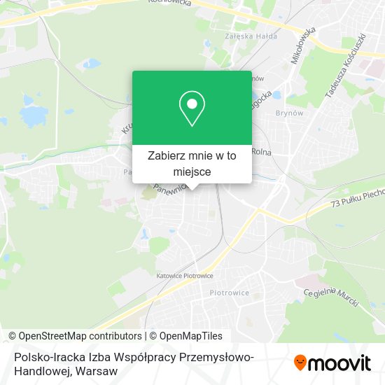 Mapa Polsko-Iracka Izba Współpracy Przemysłowo-Handlowej