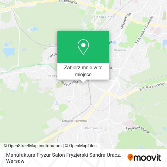 Mapa Manufaktura Fryzur Salon Fryzjerski Sandra Uracz