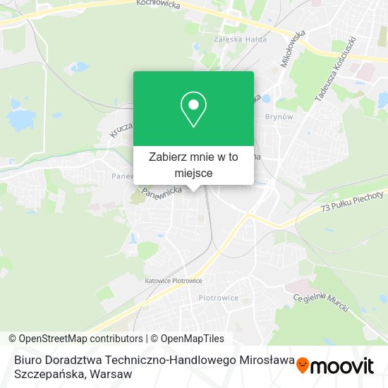 Mapa Biuro Doradztwa Techniczno-Handlowego Mirosława Szczepańska