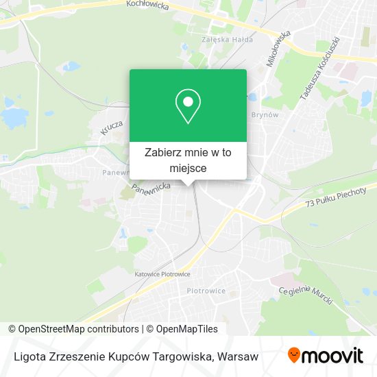 Mapa Ligota Zrzeszenie Kupców Targowiska