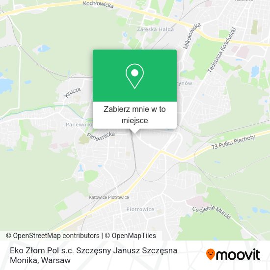 Mapa Eko Złom Pol s.c. Szczęsny Janusz Szczęsna Monika