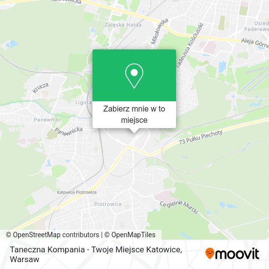 Mapa Taneczna Kompania - Twoje Miejsce Katowice