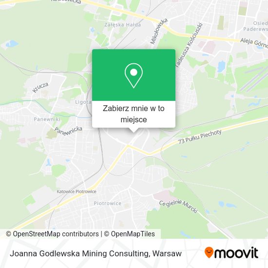 Mapa Joanna Godlewska Mining Consulting