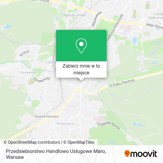 Mapa Przedsiebiorstwo Handlowo Uslugowe Maro