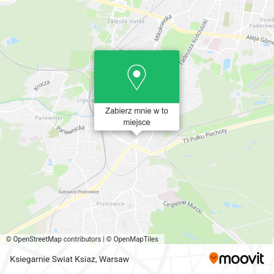 Mapa Ksiegarnie Swiat Ksiaz