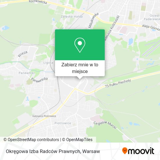 Mapa Okręgowa Izba Radców Prawnych