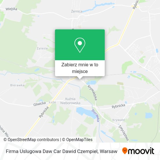 Mapa Firma Uslugowa Daw Car Dawid Czempiel