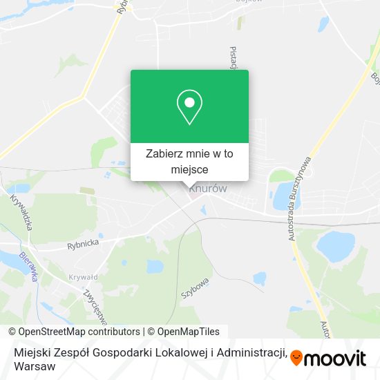 Mapa Miejski Zespół Gospodarki Lokalowej i Administracji