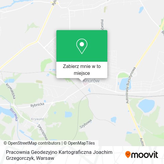 Mapa Pracownia Geodezyjno Kartograficzna Joachim Grzegorczyk