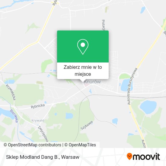 Mapa Sklep Modland Dang B.