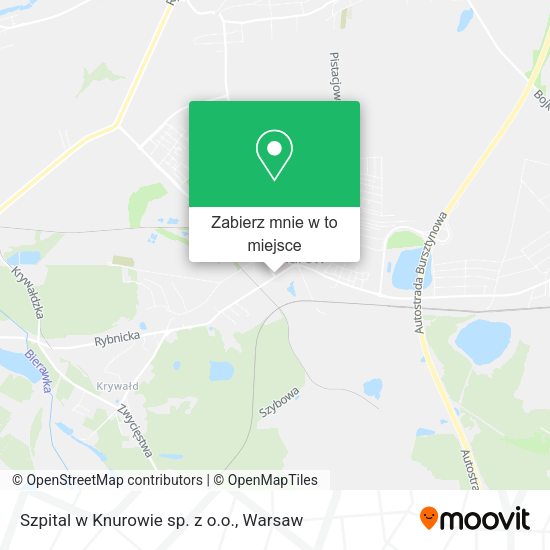 Mapa Szpital w Knurowie sp. z o.o.