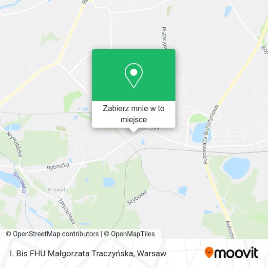 Mapa I. Bis FHU Małgorzata Traczyńska