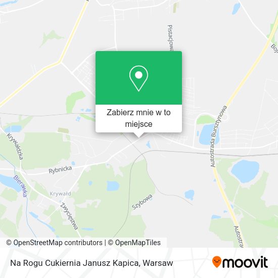 Mapa Na Rogu Cukiernia Janusz Kapica