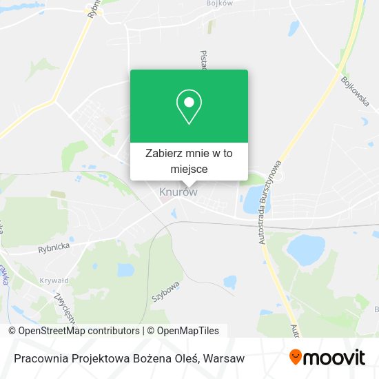 Mapa Pracownia Projektowa Bożena Oleś