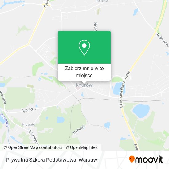 Mapa Prywatna Szkoła Podstawowa