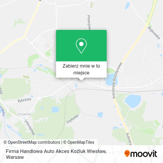 Mapa Firma Handlowa Auto Akces Koźluk Wiesław