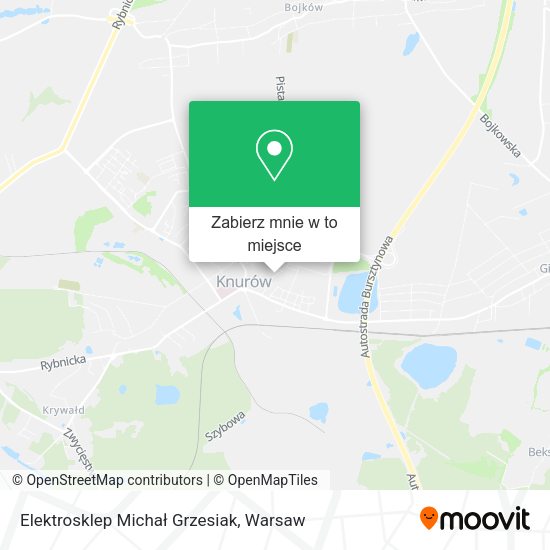 Mapa Elektrosklep Michał Grzesiak