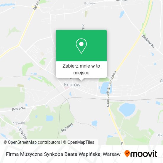 Mapa Firma Muzyczna Synkopa Beata Wapińska