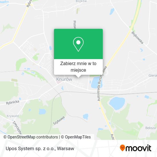 Mapa Upos System sp. z o.o.