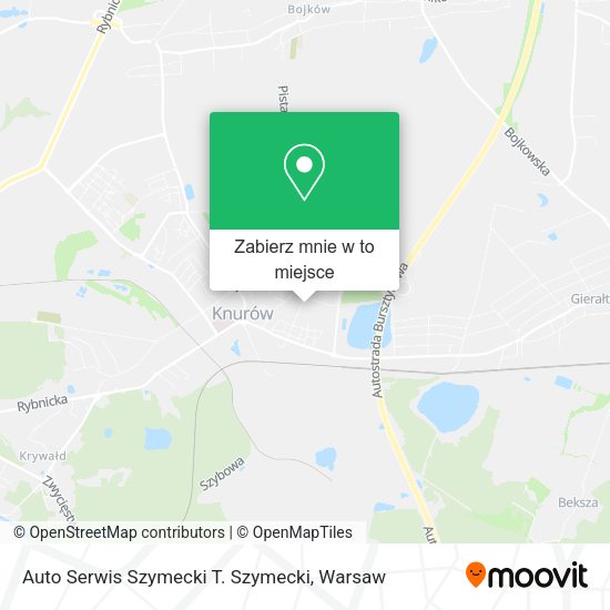 Mapa Auto Serwis Szymecki T. Szymecki