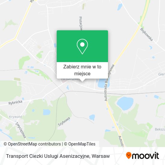 Mapa Transport Ciezki Uslugi Asenizacyjne