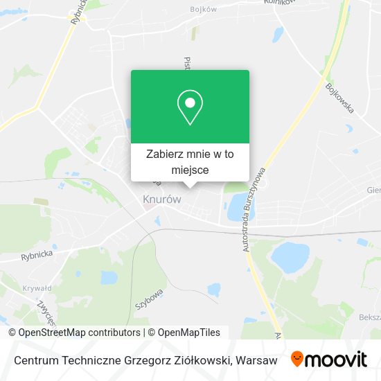 Mapa Centrum Techniczne Grzegorz Ziółkowski