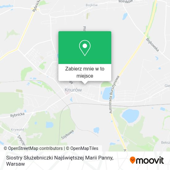 Mapa Siostry Służebniczki Najświętszej Marii Panny