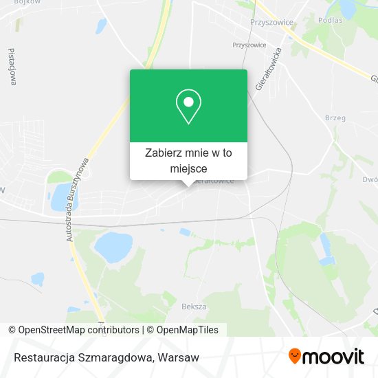 Mapa Restauracja Szmaragdowa