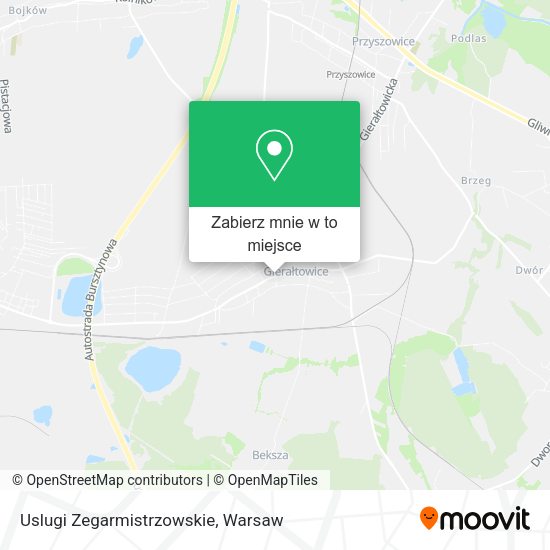 Mapa Uslugi Zegarmistrzowskie