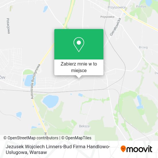 Mapa Jezusek Wojciech Linners-Bud Firma Handlowo-Usługowa
