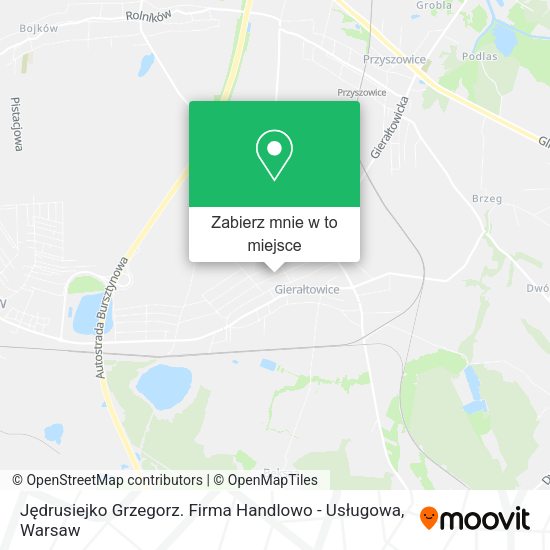 Mapa Jędrusiejko Grzegorz. Firma Handlowo - Usługowa