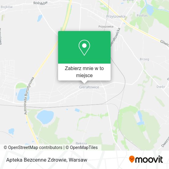 Mapa Apteka Bezcenne Zdrowie