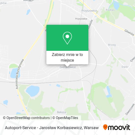 Mapa Autoport-Service - Jarosław Korbasiewicz