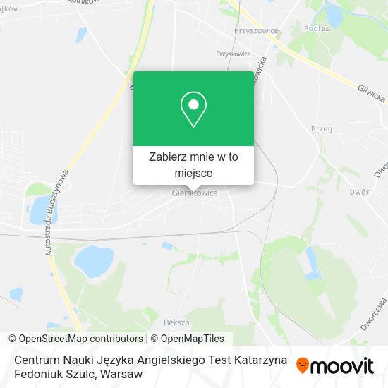 Mapa Centrum Nauki Języka Angielskiego Test Katarzyna Fedoniuk Szulc