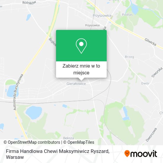 Mapa Firma Handlowa Chewi Maksymiwicz Ryszard