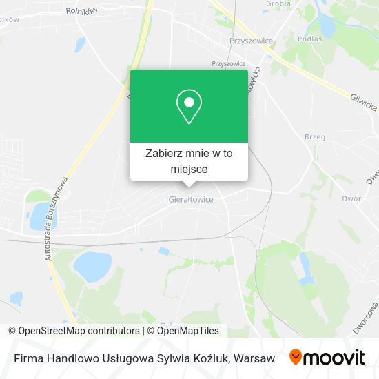 Mapa Firma Handlowo Usługowa Sylwia Koźluk