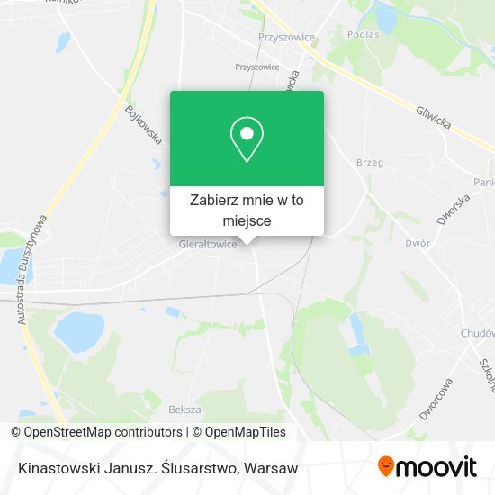 Mapa Kinastowski Janusz. Ślusarstwo