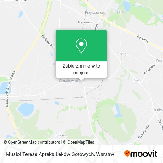 Mapa Musioł Teresa Apteka Leków Gotowych