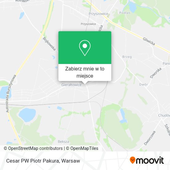 Mapa Cesar PW Piotr Pakura