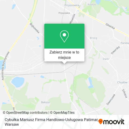 Mapa Cybułka Mariusz Firma Handlowo-Usługowa Patimar