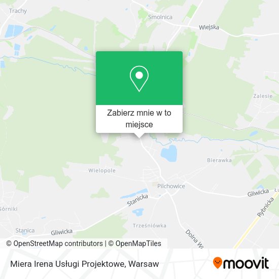 Mapa Miera Irena Usługi Projektowe