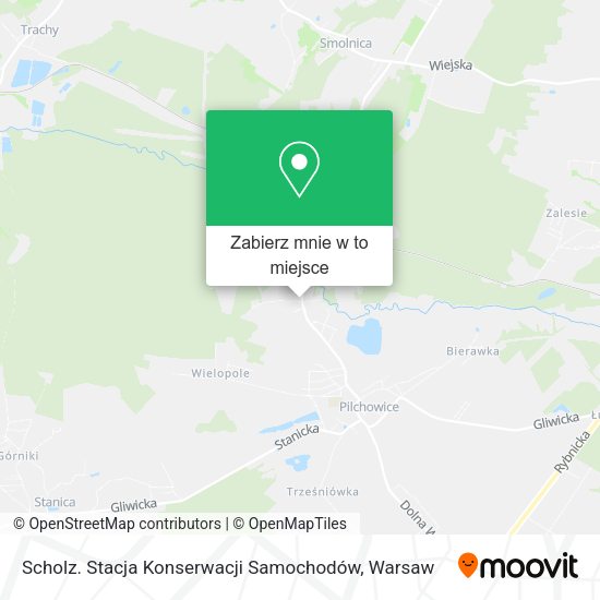 Mapa Scholz. Stacja Konserwacji Samochodów