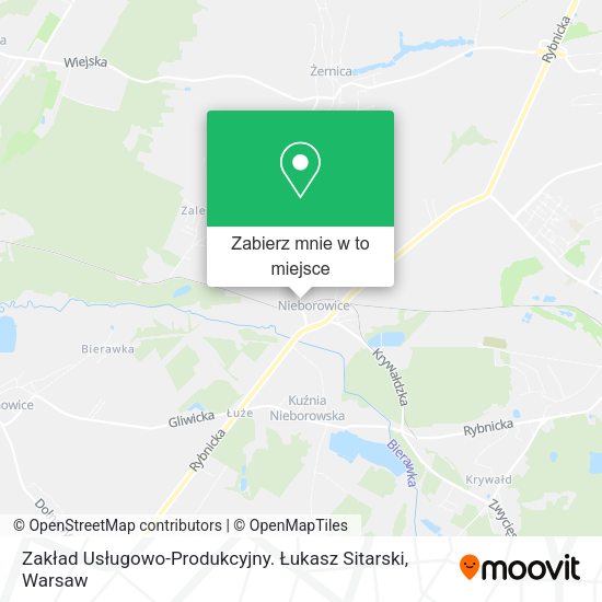 Mapa Zakład Usługowo-Produkcyjny. Łukasz Sitarski