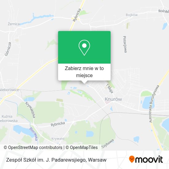 Mapa Zespół Szkół im. J. Padarewsjiego