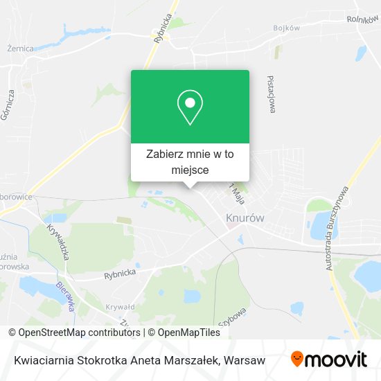 Mapa Kwiaciarnia Stokrotka Aneta Marszałek