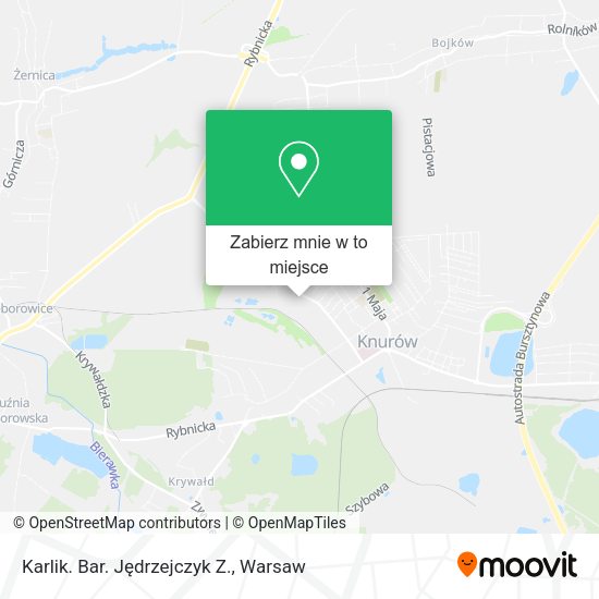 Mapa Karlik. Bar. Jędrzejczyk Z.