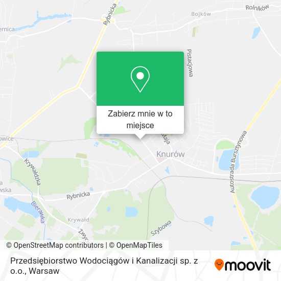 Mapa Przedsiębiorstwo Wodociągów i Kanalizacji sp. z o.o.