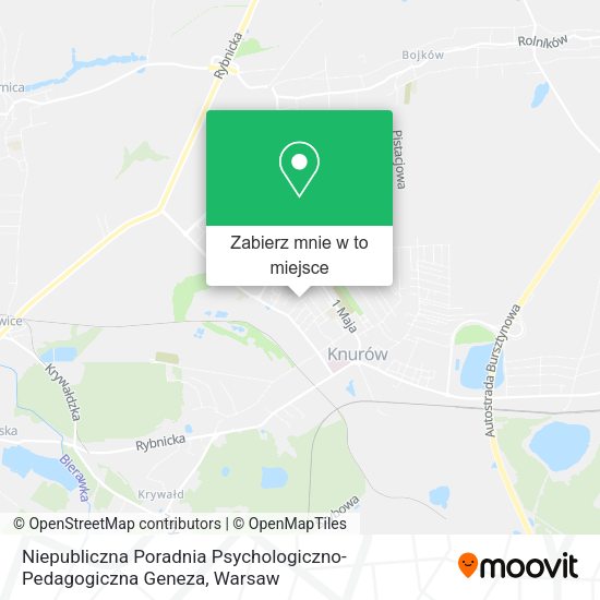 Mapa Niepubliczna Poradnia Psychologiczno-Pedagogiczna Geneza