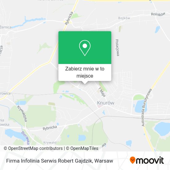 Mapa Firma Infolinia Serwis Robert Gajdzik