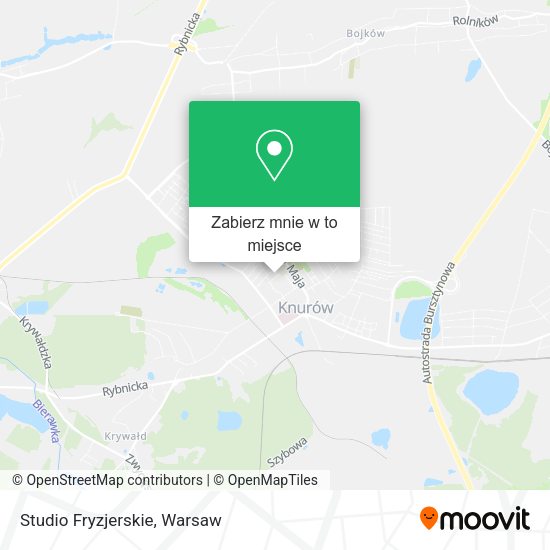 Mapa Studio Fryzjerskie